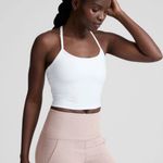Beyond Yoga  white Spacedye Slim Racerback Cropped Tank size small Photo 1