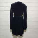 Gianni Bini Midnight Glamour Leighton Wrap Velvet Dress. Size: S Photo 1