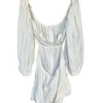 Sabo Skirt Sabo Luxe white eyelet long sleeve criss cross back dress XL Photo 3