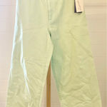Universal Threads Universal Thread Wide Leg Crop Pants Mint Green Size 8 Photo 0