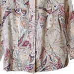 Chico's Multi-Print Linen Jacket Paisley Vanity Size 0 (Small) Style 570179483 Photo 5