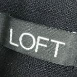 Loft  Black with White Stripe Dress Marisa Trouser Pants Photo 6