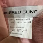 Alfred Sung NWT Strapless Notch Satin Twill Maxi Dress Pockets 2 Toasted Sugar Photo 10