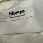 Showpo. One Shoulder Mini Dress in White size 6 Photo 2
