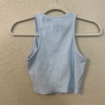 Kappa Blue Fitted Crop Tank Top s Photo 3