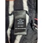 Torrid ‎ Women's Black White Stripe Pullover Ruffle Hem Sweater Size 00 Photo 7