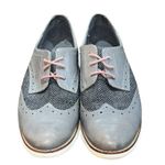 Cole Haan Zero Grand Wingtip Herringbone Grey Oxford Sneakers Shoes Size 7.5 Photo 1