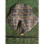 Think Royln Crop Hi Low Hoodie Poncho Green Camo Gold Duck Down XS/S NWT NEW Photo 2