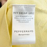 Peppermayo Holly Floral Daisy Sleeveless Knit Top in Yellow Size Small Medium Photo 6