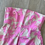 New York And Company Womens  Pink Floral Strapless Dress - 12 Photo 1