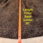 LaRoque Original Sz OS Black & Gold V Neck Tunic 100%‎ Silk Luxury Size L Photo 8