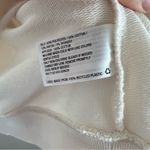 Knox Rose  Cream Boho Button Lace Sweatshirt Long Sleeve Medium Photo 5