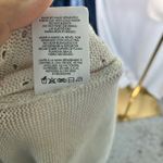 CAbi Ivory Knit Sleeveless Tank Sweater Tunic Open Stitch Cotton Viscose Luxury Photo 7