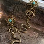 Free People New! Artisan Goddess Snake Earrings Photo 6