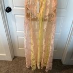 For Love & Lemons  Blossom Maxi Dress Size Medium In Color Multi XS NWT Photo 11