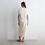 COS  V-neck Cotton T-shirt Medium Photo 3