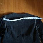 RLZ Black Suede Zipper Jacket with Detachable Sleeves, Size 10, NWT Photo 10