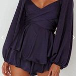 SAINTS SECRETS NAVY BLUE LONG SLEEVE ROMPER SIZE L Size L Photo 1