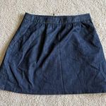 Outback Red  Chambray Blue Mini Skirt A Line Size 6 Photo 0