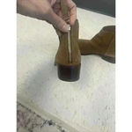 Women's Shoes Dolce Vita Tucker Booties Ankle Boots Dark Saddle Suede Size 7 Brown Photo 2