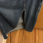 Long denim dress with front slit Size M Photo 1