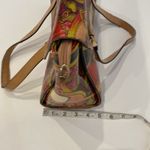 Hamiroo Women’s Colorful Abstract Handbag OS Textured Faux Leather Gold Photo 9