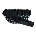 Dagne Dover NWOT Ace Fanny Pack Belt Bag in Black White Block Party Print Photo 1