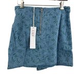 Lumiere Wrap Skirt Leaf Print New Small Photo 2