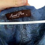 Sweet Pea by Stacy Frati nylon sleeveless vintage summer top comfortable classy Blue Size M Photo 2