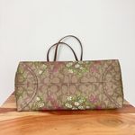 Coach NWT City Tote Bag and Double zip wallet With Floral Print Photo 6