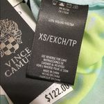 Vince Camuto  Aqua Yellow Lemons Spaghetti Strap Maxi Swim Cover Summer Dress XS Photo 6