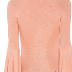Free People NEW  Top So Dramatic Rose Pink Large Ethereal Coquette Romantic Boho Photo 1