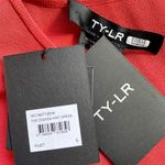 TY-LR The Odessa women’s asymmetrical Knit dress in Rust size small S Photo 10