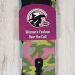 Justin NWT Boots Fashion Cushioned Sole Over The Calf Socks Women's Size Small Photo 0