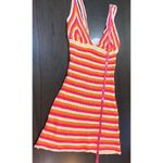 Princess Polly  Pareem Mini Dress US 4‎ Crochet Stripe Sexy Cottagecore Knitwear Photo 11
