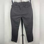 Paige ‎ Faded Mist Black Mayslie Relaxed Cropped Jogger Jean Pants Size 32 Photo 3