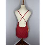 Heron Preston New  Red Carabiner Mini‎ Dress Sz 40 Photo 2