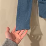 South Moon Under NWT blue soft flowy wrap blouse Photo 6