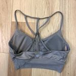 Alo Yoga Lavish Athletic Longline Strappy Sports Bra Bralette Glossy Gravel XS Photo 4