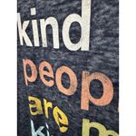 Maurice's Women's Blue Graphic T-Shirt Kind People Quote Casual Short Sleeve L Photo 1