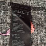 Urban Outfitters Quebec Black Floral Linen Blend Side Tie Faux Wrap Midi Dress Photo 4