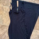 SKIMS  Soft Lounge Petite Long Slip Dress Onyx Size MP Photo 7