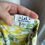 L.E.I Y2K Yellow & Green Floral Babydoll Tank Top Size Small Photo 5