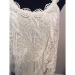 Pretty Angel  White Crochet Dress Tunic XL Wedding Party Summer Photo 4