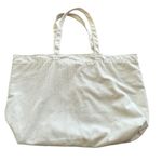 Sézane Sezane Cream Striped Tote Bag Photo 9