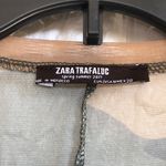 ZARA ‎ sheer mesh camo camouflage babydoll top coverup Photo 1