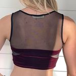 Staring At Stars Maroon Crop Top Photo 1