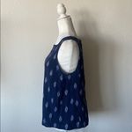 Eileen Fisher | Square Neck Ikat Print Top Photo 4