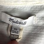 Madewell Corduroy Cotton Oversize Shirt Jacket Cream XL Button Front Shacket Photo 2