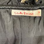 Stella Forest Mini Dress Crochet Trim Black Sz‎ S Babydoll Whimsigoth Fairy Y2K Size 0 Photo 1